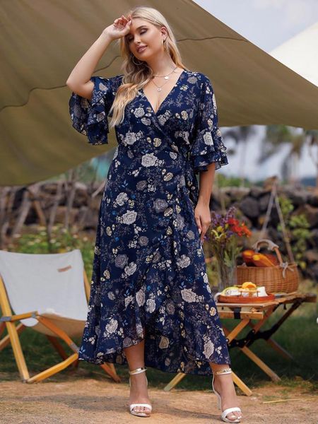 casual dresses 2021 women's summer beach dress plus size 5xl female v neck floral print ruffles vacation large maxi wrap, Black;gray
casual dresses 2021 women's summer beach dress plus size 5xl female v neck floral print ruffles vacation large maxi wrap, Black;gray