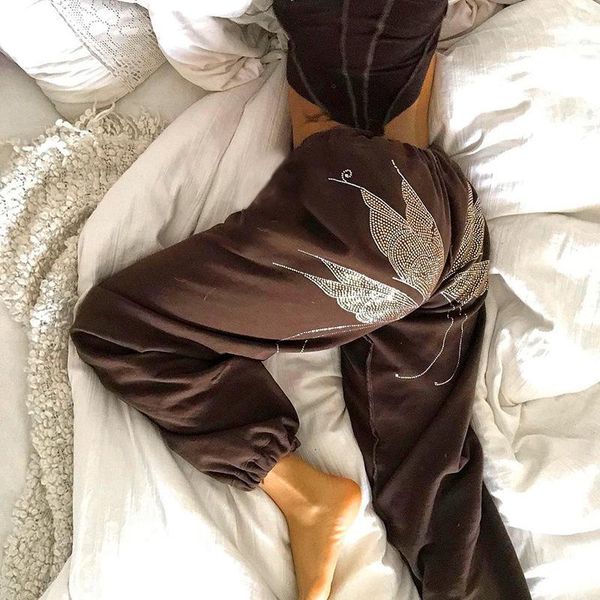 women's pants & capris personalized wing rhinestone fashion women high-waist boot y2k brown streetwear autumn winter plus size trousers, Black;white
women's pants & capris personalized wing rhinestone fashion women high-waist boot y2k brown streetwear autumn winter plus size trousers, Black;white