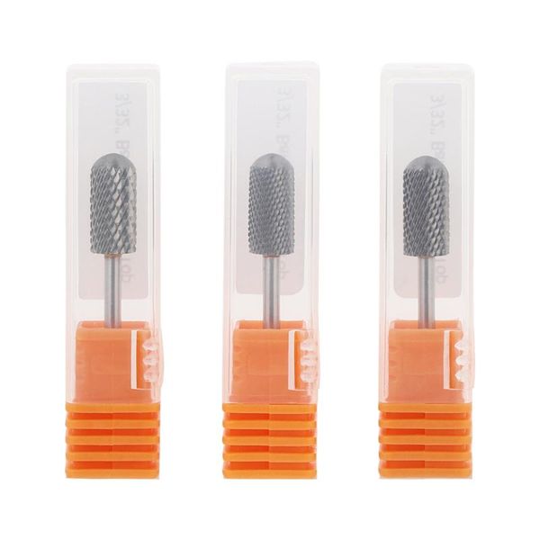 nail art equipment 3pcs drill bits set manicure trimming tools with smooth round head, Silver
nail art equipment 3pcs drill bits set manicure trimming tools with smooth round head, Silver