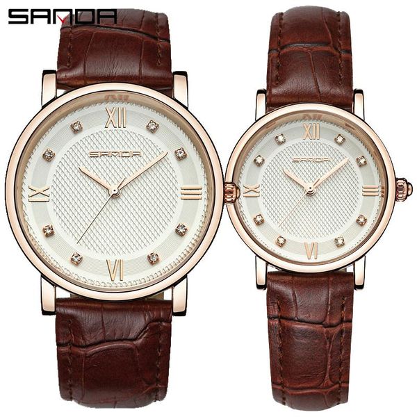 minimalist couple watch quartz watches for men women lovers crystal diamond simple brown leather wristwatch male female reloj wristwatches, Slivery;brown
minimalist couple watch quartz watches for men women lovers crystal diamond simple brown leather wristwatch male female reloj wristwatches, Slivery;brown