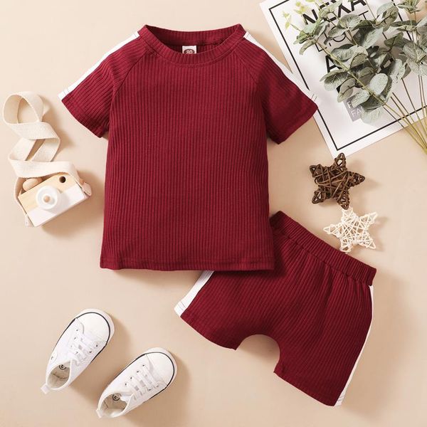 clothing sets 2021 baby boys clothes soild color cotton soft short sleeves summer ribbed stripe t shirt +shorts outfits set (1t-6t), White
clothing sets 2021 baby boys clothes soild color cotton soft short sleeves summer ribbed stripe t shirt +shorts outfits set (1t-6t), White