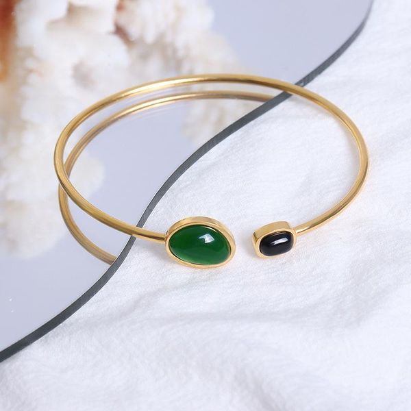 bangle 316l stainless steel classic round 2mm cuff simple style black agate versatile bracelets bangles for women grils gift
bangle 316l stainless steel classic round 2mm cuff simple style black agate versatile bracelets bangles for women grils gift