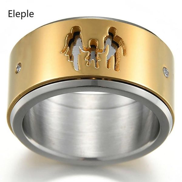 cluster rings eleple stainless steel fashion family series father mother children for men women zircon ring fine luxury jewelry s-r106, Golden;silver
cluster rings eleple stainless steel fashion family series father mother children for men women zircon ring fine luxury jewelry s-r106, Golden;silver
