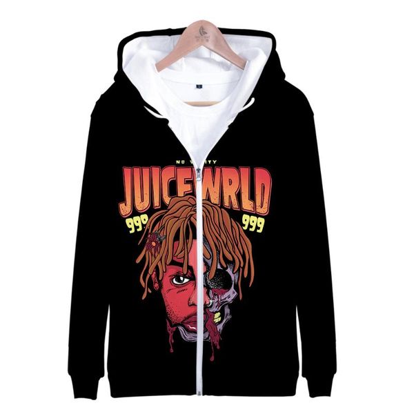 men's hoodies & sweatshirts juice wrld zipper men/women casual streetwear 3d print hip hop cool coats fashion hooded, Black
men's hoodies & sweatshirts juice wrld zipper men/women casual streetwear 3d print hip hop cool coats fashion hooded, Black