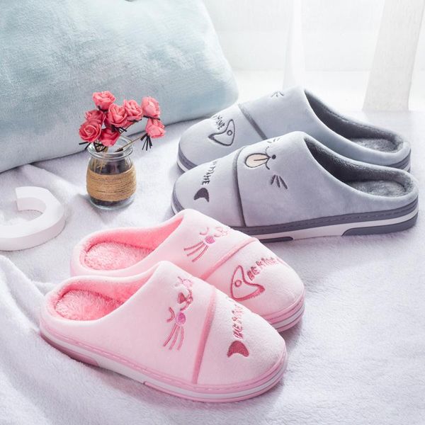 slippers cute winter home for couple casual cartoon cat soft flufyy flat shoes plus size slip on indoor women mt020, Black
slippers cute winter home for couple casual cartoon cat soft flufyy flat shoes plus size slip on indoor women mt020, Black