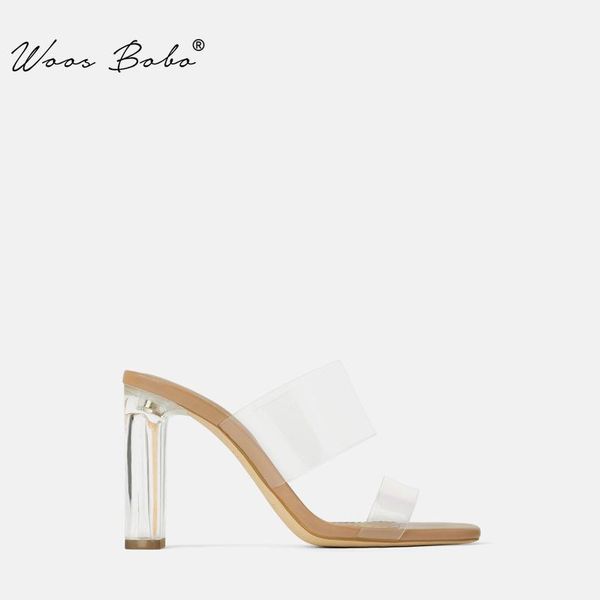 slippers transparent pvc high heels sandals women square toe thick heel ladies summer fashion open strap shoes, Black
slippers transparent pvc high heels sandals women square toe thick heel ladies summer fashion open strap shoes, Black