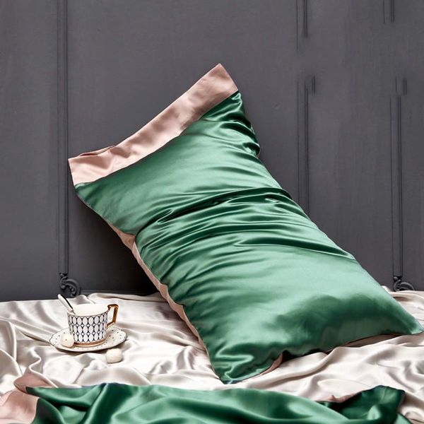 pillow case 2 pcs 16 mu two color stitching sale double silk 100% pillowcase camel cover standard
pillow case 2 pcs 16 mu two color stitching sale double silk 100% pillowcase camel cover standard