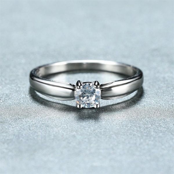 luxury female small round stone ring real 925 sterling silver engagement ring crystal solitaire wedding rings for women 793 t2, Slivery;golden
luxury female small round stone ring real 925 sterling silver engagement ring crystal solitaire wedding rings for women 793 t2, Slivery;golden