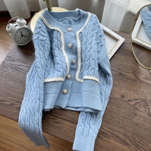 women's knits & tees women sweater 2021 autumn long sleeve soft knitted cardigan elegant female single breasted knit, White
women's knits & tees women sweater 2021 autumn long sleeve soft knitted cardigan elegant female single breasted knit, White