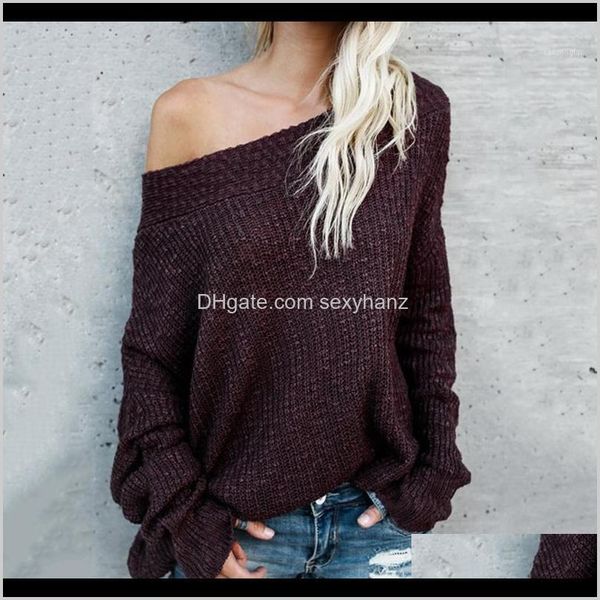 sweaters womens clothing apparel drop delivery 2021 off shoulder knited women over size clothes female thin autumn sweater jersey mujer lady, White;black
sweaters womens clothing apparel drop delivery 2021 off shoulder knited women over size clothes female thin autumn sweater jersey mujer lady, White;black