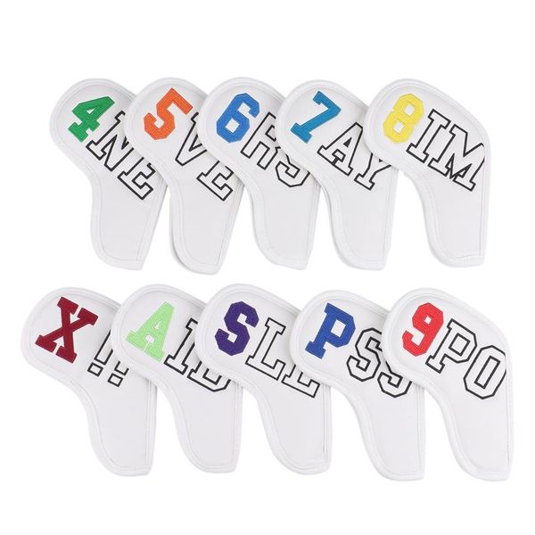 golf training aids iron head cover set with fine embroidered digital cue 456789apsx 10pcs headcovers for club
golf training aids iron head cover set with fine embroidered digital cue 456789apsx 10pcs headcovers for club