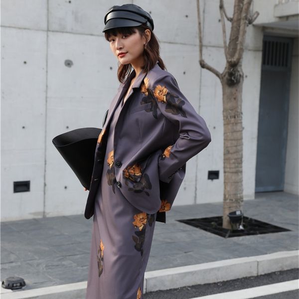 women's suits & blazers satin floral blazer women autumn korean fashion ladies coat suit grey purple jacket clothing 80w5, White;black
women's suits & blazers satin floral blazer women autumn korean fashion ladies coat suit grey purple jacket clothing 80w5, White;black