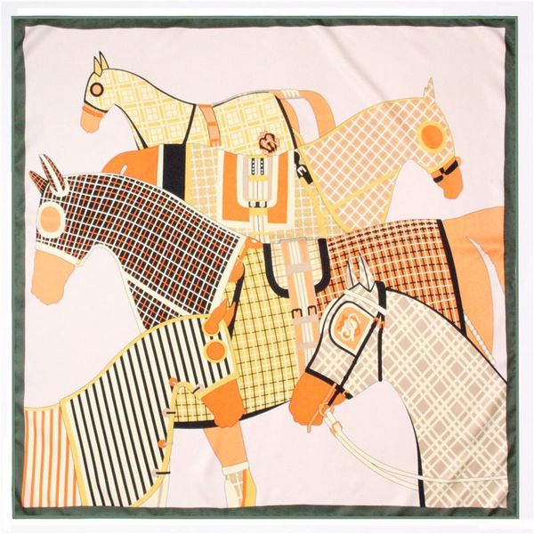 scarves twill silk square scarf women horse printted headwear foulards femme wrap bandana hijab designer 130cm, Blue;gray
scarves twill silk square scarf women horse printted headwear foulards femme wrap bandana hijab designer 130cm, Blue;gray