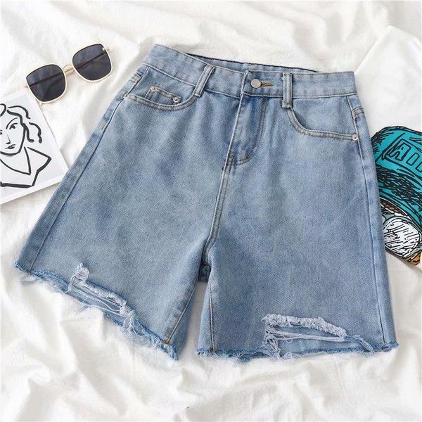 women's jeans 2021 women denim shorts ripped high waist holes summer vintage casual straight short trousers korean, Blue
women's jeans 2021 women denim shorts ripped high waist holes summer vintage casual straight short trousers korean, Blue