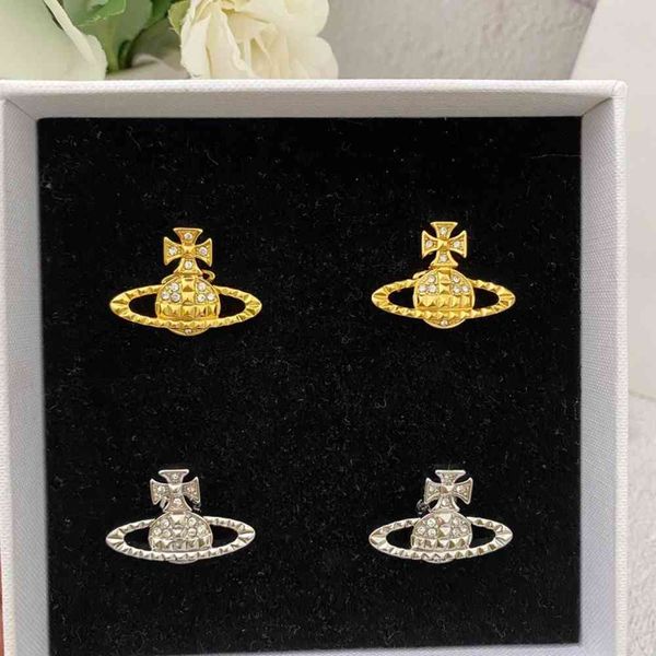 earrings empress dowager vivian classic diamond inlaid crystal lattice simple earrings versatile temperament girl style, Golden
earrings empress dowager vivian classic diamond inlaid crystal lattice simple earrings versatile temperament girl style, Golden