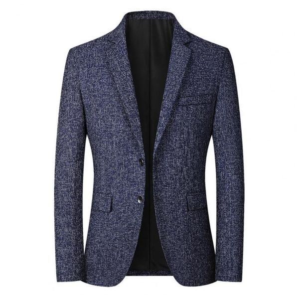 men's suits & blazers men blazer solid color single breasted autumn winter two buttons pockets suit coat for wedding, White;black
men's suits & blazers men blazer solid color single breasted autumn winter two buttons pockets suit coat for wedding, White;black