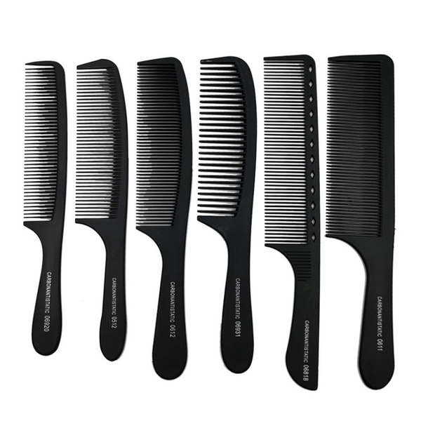 hair brushes 2pcs black salon comb hairdressing carbon antistatic and heat resistan, Silver
hair brushes 2pcs black salon comb hairdressing carbon antistatic and heat resistan, Silver