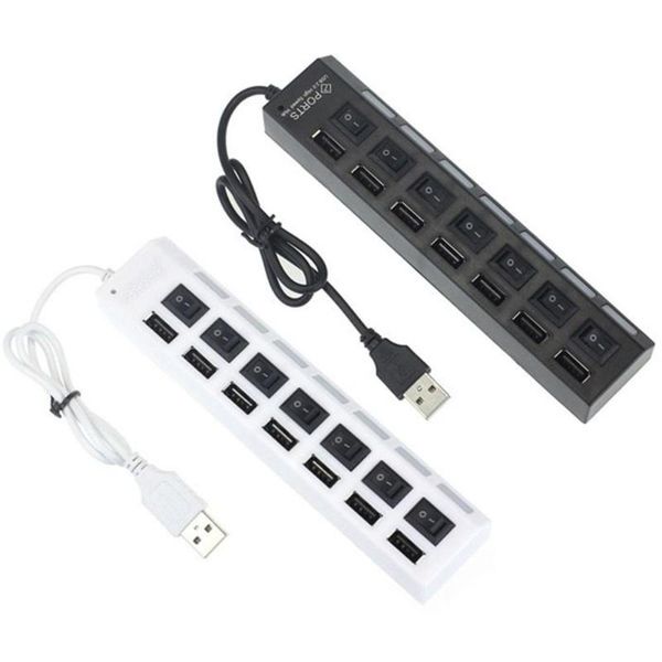 hubs 7 ports usb2.0 adapter hub power on/off switch with led indicator plug & play high speed usb portable for pc laptop
hubs 7 ports usb2.0 adapter hub power on/off switch with led indicator plug & play high speed usb portable for pc laptop