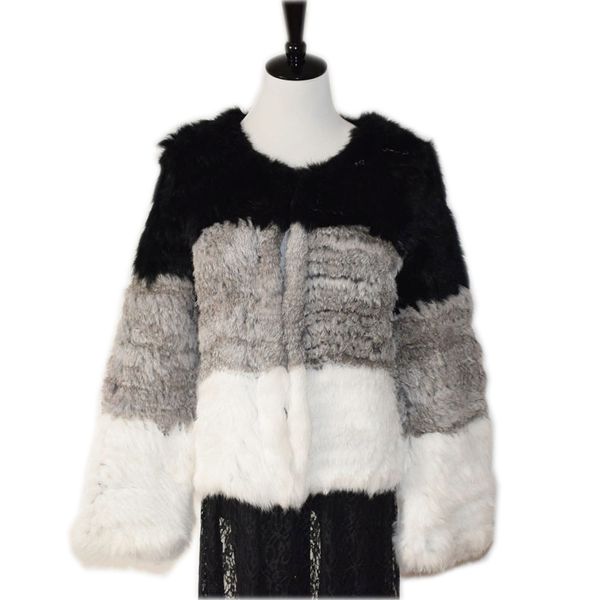 100% natural real knit rabbit fur cardigan coat jacket thick irregular collar garment rabbit fur knitted outerwear, Black
100% natural real knit rabbit fur cardigan coat jacket thick irregular collar garment rabbit fur knitted outerwear, Black