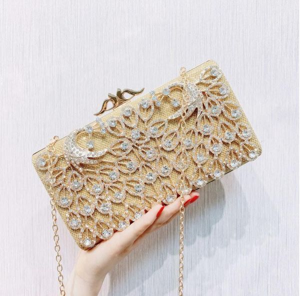 2020 new fashion golden women's bridal shoulder clutch bag rhinestone chain evening handbag purse
2020 new fashion golden women's bridal shoulder clutch bag rhinestone chain evening handbag purse
