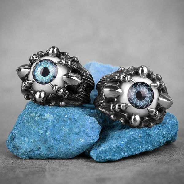 cluster rings stainless steel men demon devil's eye domineering punk rock hip hop for biker male boy jewelry creativity gift wholesale, Golden;silver
cluster rings stainless steel men demon devil's eye domineering punk rock hip hop for biker male boy jewelry creativity gift wholesale, Golden;silver
