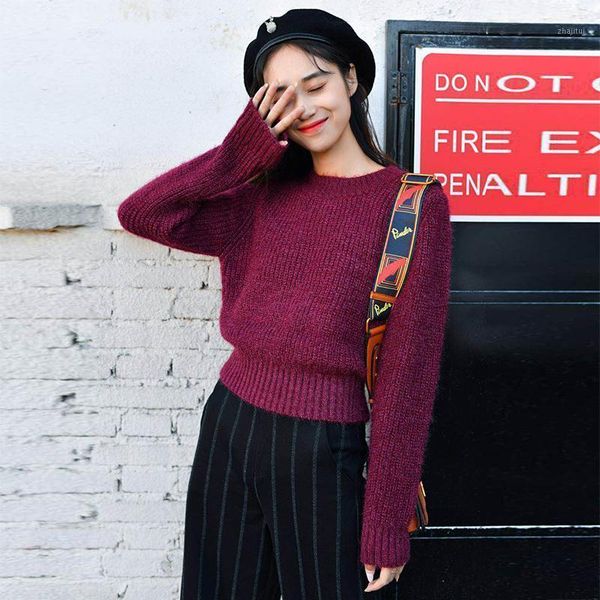 women 2021 autumn winter o-neck long sleeve sweater female elegant solid cashmere soft oversized warm pullovers e85 women's sweaters, White;black
women 2021 autumn winter o-neck long sleeve sweater female elegant solid cashmere soft oversized warm pullovers e85 women's sweaters, White;black