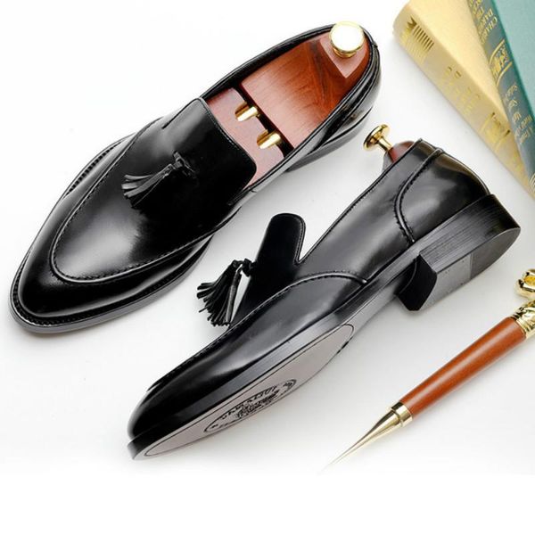 men's natrual leather business dress suit shoes men brand bullock genuine black tassel wedding driving
men's natrual leather business dress suit shoes men brand bullock genuine black tassel wedding driving