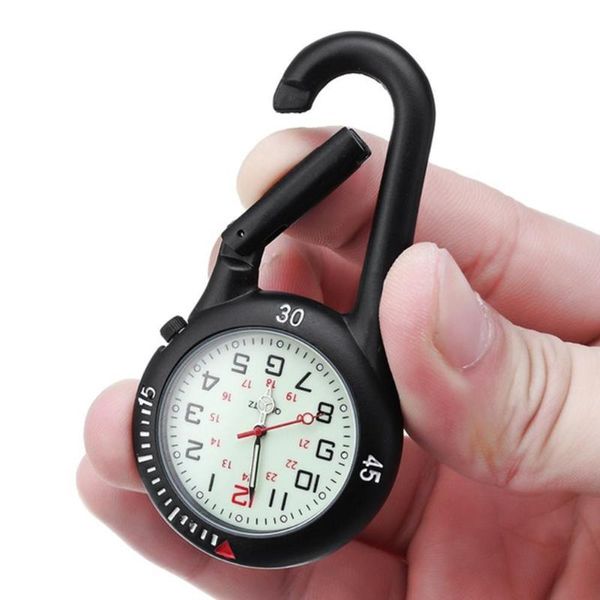 clip-on carabiner pocket watch keychain fluorescent dial belt clip waist fob outdoor sport men women clock gadgets
clip-on carabiner pocket watch keychain fluorescent dial belt clip waist fob outdoor sport men women clock gadgets