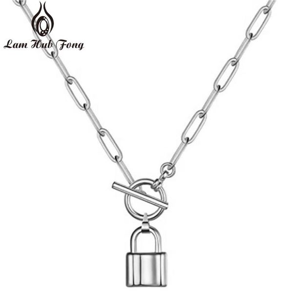 pendant necklaces hip hop padlock pendants ot buckle stainless steel necklace lock clavicle chain fashion jewelry gifts for women 2021, Silver
pendant necklaces hip hop padlock pendants ot buckle stainless steel necklace lock clavicle chain fashion jewelry gifts for women 2021, Silver