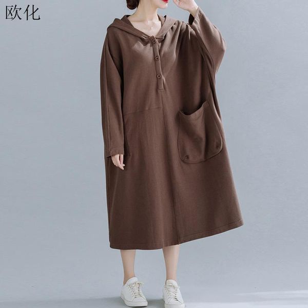 casual dresses harajuku hooded oversize hoodie dress women plus size autumn winter long sleeve maxi female vintage cotton linen vestidos, Black;gray
casual dresses harajuku hooded oversize hoodie dress women plus size autumn winter long sleeve maxi female vintage cotton linen vestidos, Black;gray