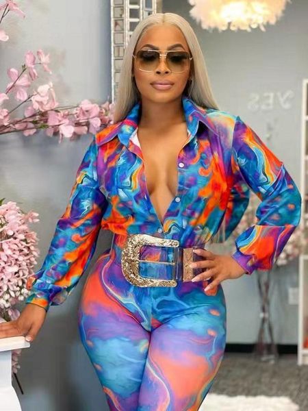 women's two piece pants elegant ladies fall set fashion colorful print women 2-piece lapel neck stretchy lounge 2022 's clothing, White
women's two piece pants elegant ladies fall set fashion colorful print women 2-piece lapel neck stretchy lounge 2022 's clothing, White