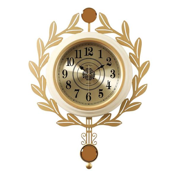 wall clocks american style swing metal gold watches home decor modern living room luxury clock saat individual fz544
wall clocks american style swing metal gold watches home decor modern living room luxury clock saat individual fz544
