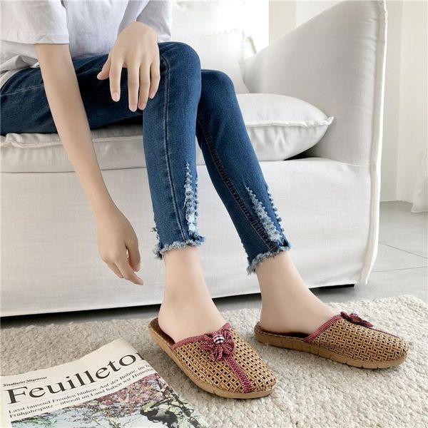 slippers suihyung women summer shoes breathable linen casual flat slides with flower woman home 2021 flax sandals, Black
slippers suihyung women summer shoes breathable linen casual flat slides with flower woman home 2021 flax sandals, Black