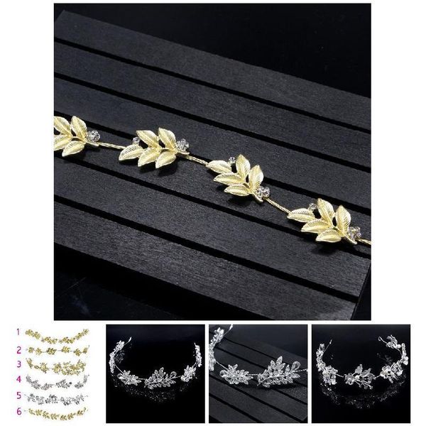 hair clips & barrettes vintage boho vine headband wedding bridal crystal hairband prom accessories helh889, Golden;silver
hair clips & barrettes vintage boho vine headband wedding bridal crystal hairband prom accessories helh889, Golden;silver