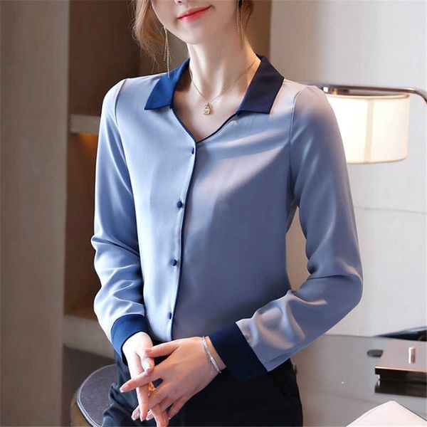 korean chiffon women shirts long sleeve office lady v neck shirt woman blouses plus size blusas mujer de moda 210531, White
korean chiffon women shirts long sleeve office lady v neck shirt woman blouses plus size blusas mujer de moda 210531, White