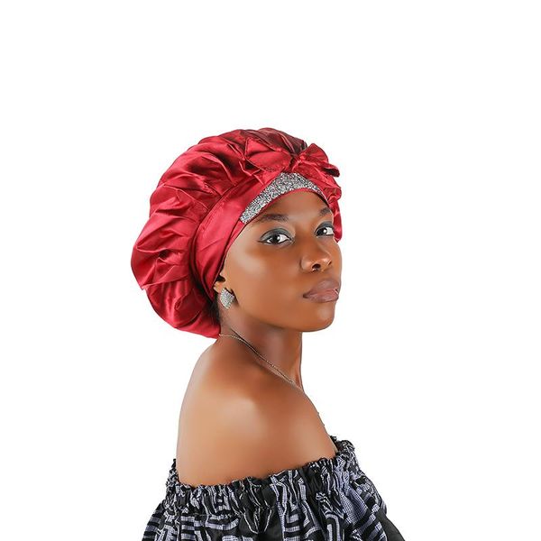 party hats custom logo rhinestone satin head tie bonnet customize double layer with band wig sleeping wrapping protect bonnets for women
party hats custom logo rhinestone satin head tie bonnet customize double layer with band wig sleeping wrapping protect bonnets for women
