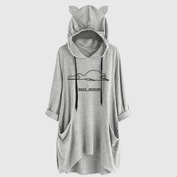 women's t-shirt 2021 fashion oversized t shirt women's ear hat mid-length blouse mid-sleeve cute printed hooded loose plus size hoo, White
women's t-shirt 2021 fashion oversized t shirt women's ear hat mid-length blouse mid-sleeve cute printed hooded loose plus size hoo, White