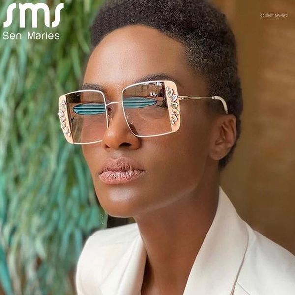 diamond square sunglasses 2021 women men oversized shades glasses designer sun eyewear uv400, White;black
diamond square sunglasses 2021 women men oversized shades glasses designer sun eyewear uv400, White;black