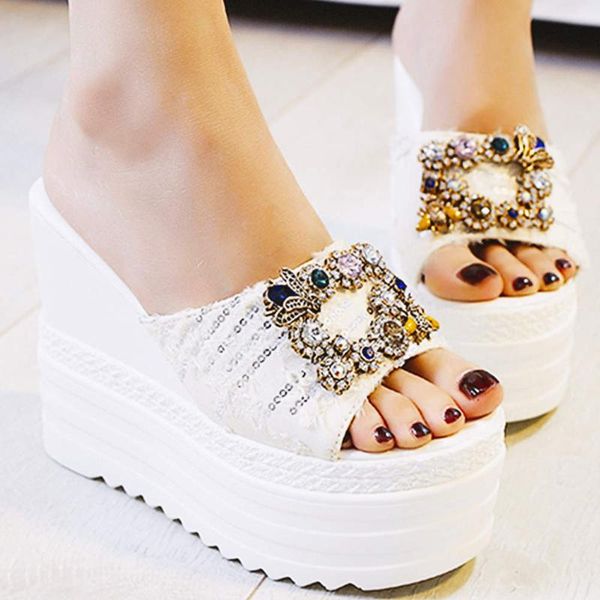 slippers doratasia 2021 wedges high heel slides platform summer sandal shoes women fashion, Black
slippers doratasia 2021 wedges high heel slides platform summer sandal shoes women fashion, Black
