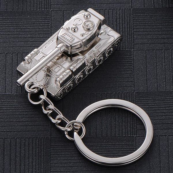 keychains creative men's car pendant personality tank world t34 key chain model waist hanging small gift clasp, Silver
keychains creative men's car pendant personality tank world t34 key chain model waist hanging small gift clasp, Silver
