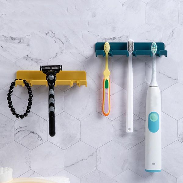 hooks & rails creative traceless stand rack toothbrush organizer storage wall-mounted holder space saving bathroom accessories
hooks & rails creative traceless stand rack toothbrush organizer storage wall-mounted holder space saving bathroom accessories