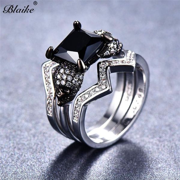 wedding rings blaike silver color set for women white/black big square cubic zirconia ring jewelry fashion gifts, Slivery;golden
wedding rings blaike silver color set for women white/black big square cubic zirconia ring jewelry fashion gifts, Slivery;golden