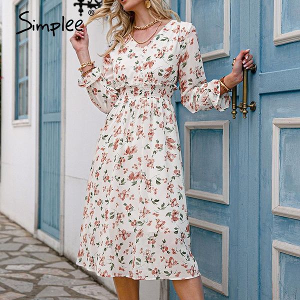 simplee elegant v-neck floral mid-length dress fashion spring summer holiday style printed women high waist ruffled casual dresses, Black;gray
simplee elegant v-neck floral mid-length dress fashion spring summer holiday style printed women high waist ruffled casual dresses, Black;gray