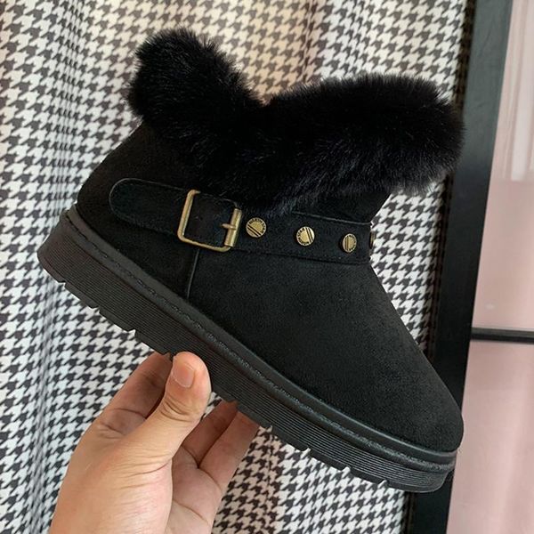 boots winter snow women ankle short furry female round toe platform slip on shoes fashion 2021 ladies fur casual, Black
boots winter snow women ankle short furry female round toe platform slip on shoes fashion 2021 ladies fur casual, Black
