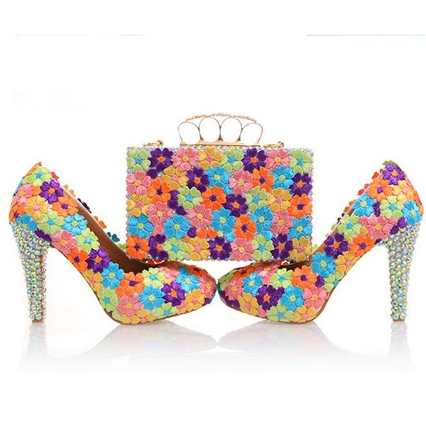 wedding pumps women shoes and bags to matching crystal platform bride shoe floral lace purse high heels genuine leather big size dress, Black
wedding pumps women shoes and bags to matching crystal platform bride shoe floral lace purse high heels genuine leather big size dress, Black