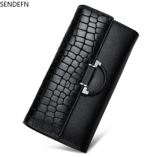 wallets sendefn genuine leather designer women wallet fashion money bag cell phone pocket ladies luxury long purs, Red;black
wallets sendefn genuine leather designer women wallet fashion money bag cell phone pocket ladies luxury long purs, Red;black