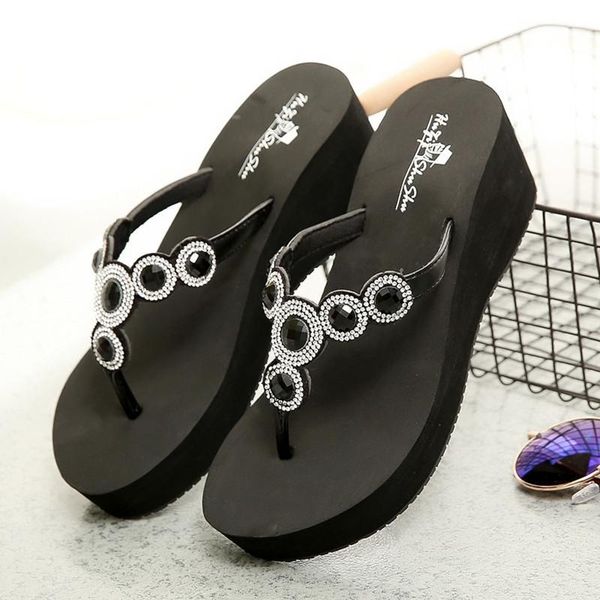 platform sandals women high heels summer shoes fashion slippers rhinestone beach flip flops female footwear for girls dress, Black
platform sandals women high heels summer shoes fashion slippers rhinestone beach flip flops female footwear for girls dress, Black