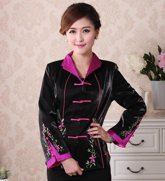 women's jackets coat plus size 4xl women embroidery autumn winter long female casual jacket party overcoat, Black;brown
women's jackets coat plus size 4xl women embroidery autumn winter long female casual jacket party overcoat, Black;brown