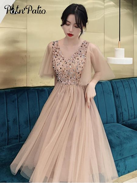elegant simple tea-length tulle cocktail dresses with short sleeves luxury handmade beads sequins prom party, White;black
elegant simple tea-length tulle cocktail dresses with short sleeves luxury handmade beads sequins prom party, White;black
