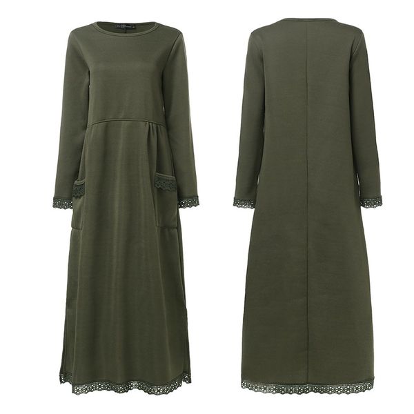 2021fashion womens autumn sundress zanzea 2021 lace patchwork sweatshirts dress female hoodies plus size maxi vestidos pullover 5xl, Black;gray
2021fashion womens autumn sundress zanzea 2021 lace patchwork sweatshirts dress female hoodies plus size maxi vestidos pullover 5xl, Black;gray